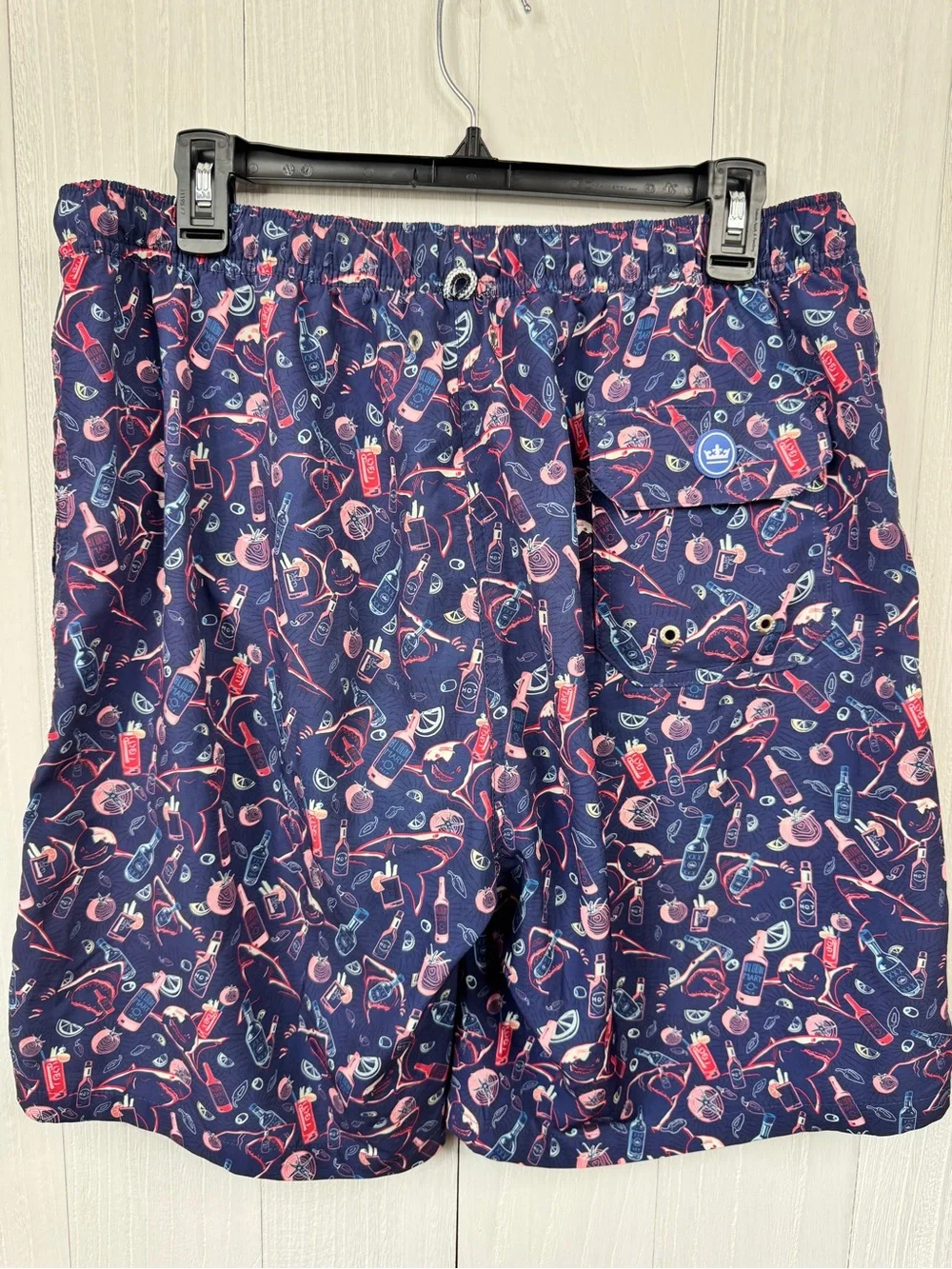 Peter Millar Men’s Seaside Recipe for Disaster Bloody Mary Lined Swim Trunks